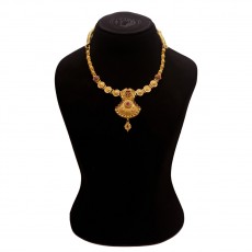 Sree Kumaran Thangamaligai 22kt Yellow Gold Necklace