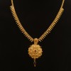 Sree Kumaran Thangamaligai 22kt Yellow Gold locket Necklace for women