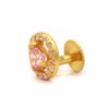 Sree Kumaran Thangamaligai  22kt Yellow Gold Stone Earring