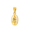 Murugan Round Casting Gold Pendant