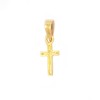 Jesus Holy Cross Gold Pendant