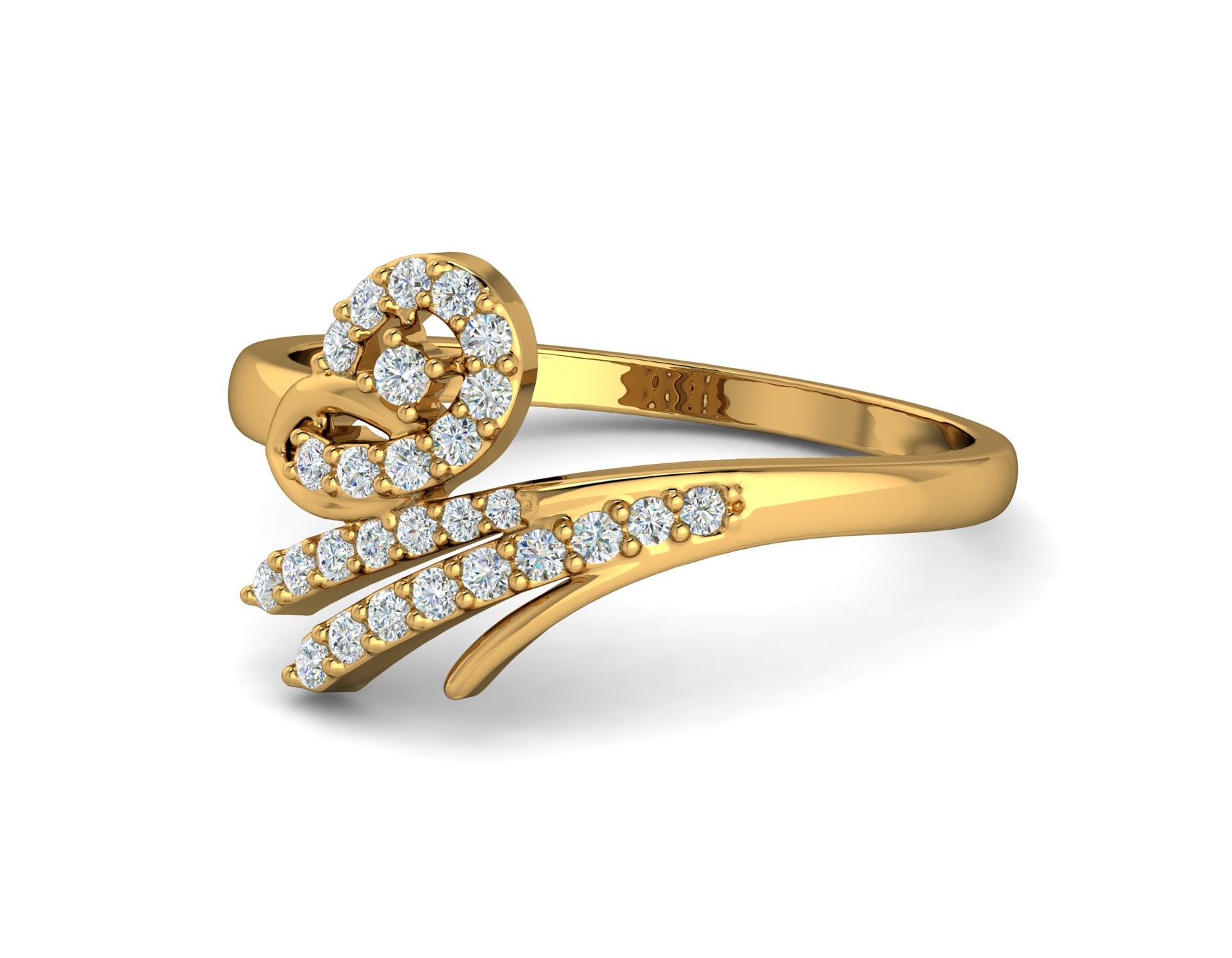 Women Girl Stainless Steel 18K Gold Plated Simple Cute Finger Rings Size  6-11 | eBay