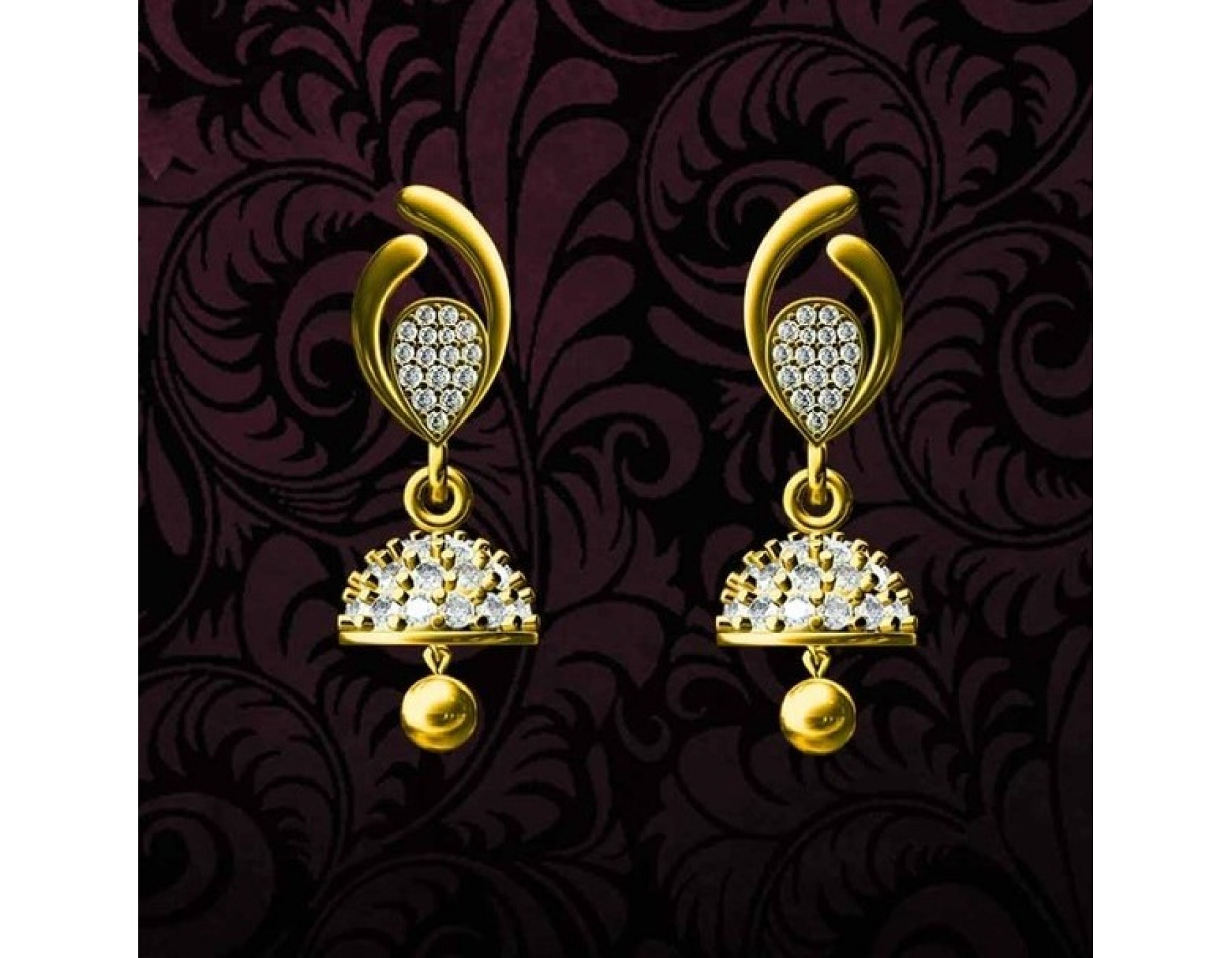 Wow !!beautiful!! Earings!!! | Temple jewellery earrings, Online gold  jewellery, Gold earrings designs