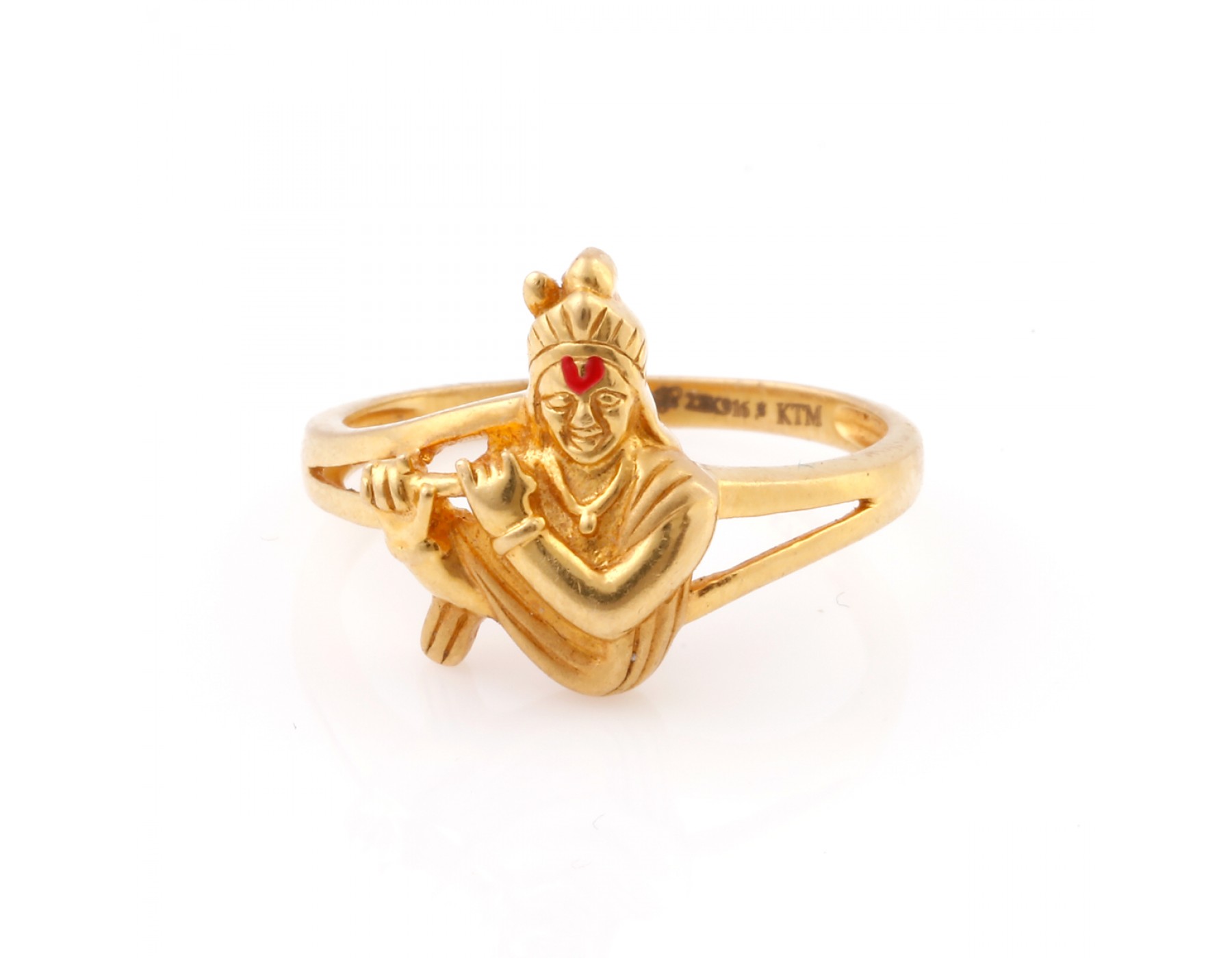 ShipJewel Krishna Symbolic Ring 18kt Diamond Yellow Gold ring Price in  India - Buy ShipJewel Krishna Symbolic Ring 18kt Diamond Yellow Gold ring  online at Flipkart.com