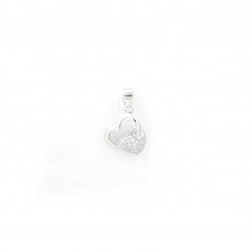 92.5 Modern Silver Heart-in Shaped Pendant For Ladie's