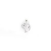 92.5 Stylish Silver Heart-in Shaped Pendant For Girl's