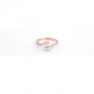 92.5 Sterling Silver Stoned Ring For Ladies