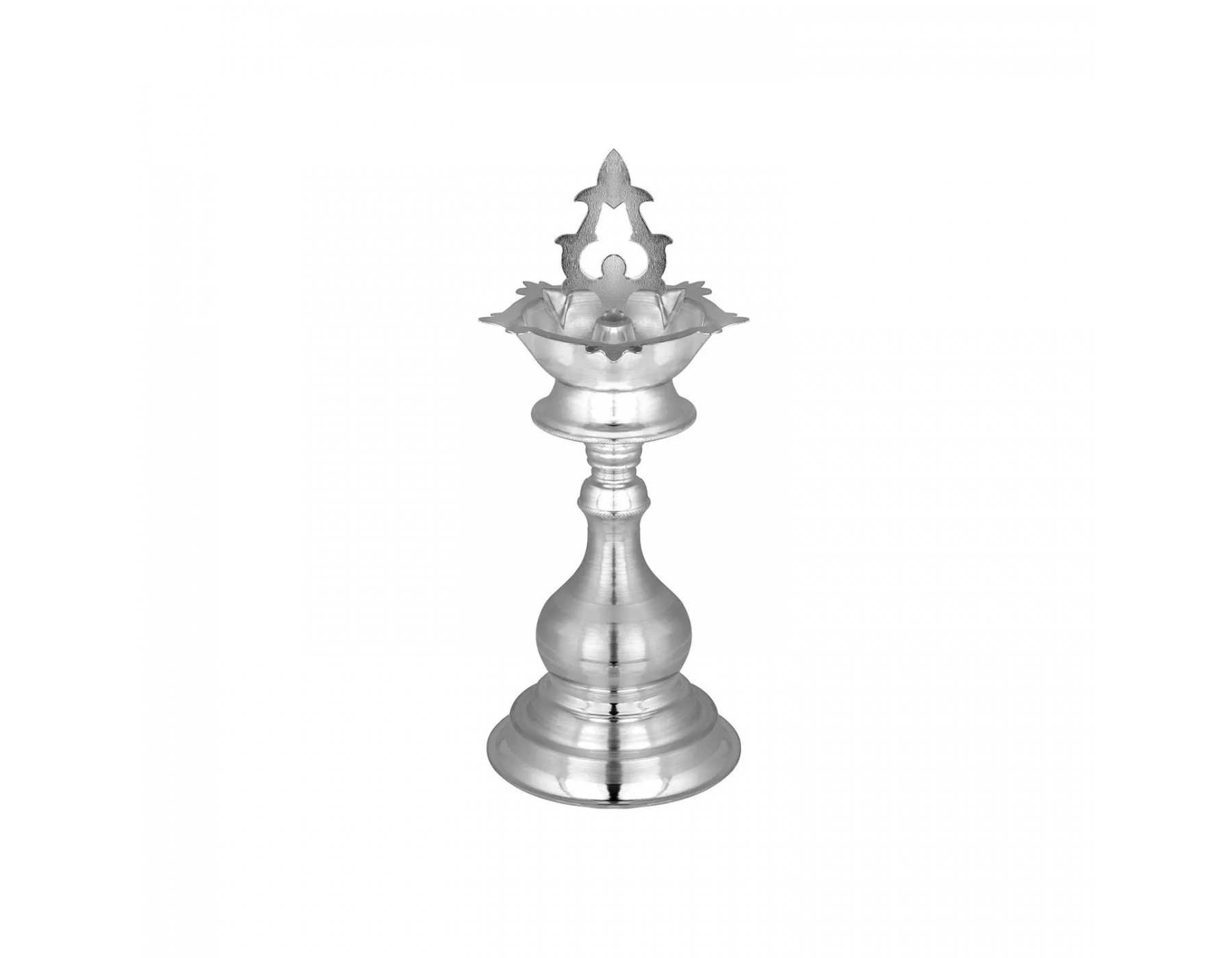 Sree Kumaran | Sterling Silver Deepa Lamp for Pooja (92.5 Purity)