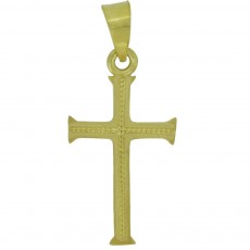  Gold Cross Pendant 