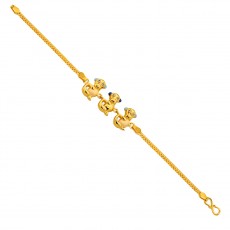 22K Gold Elegant Casting Baby Bracelet