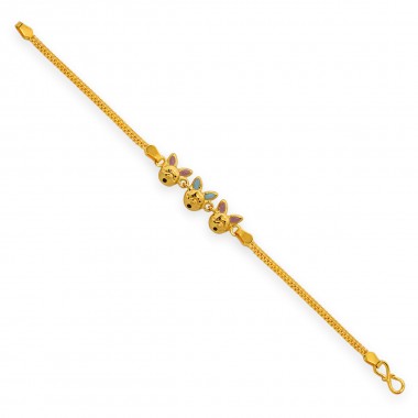 22K Gold Elegant Bracelet for Baby
