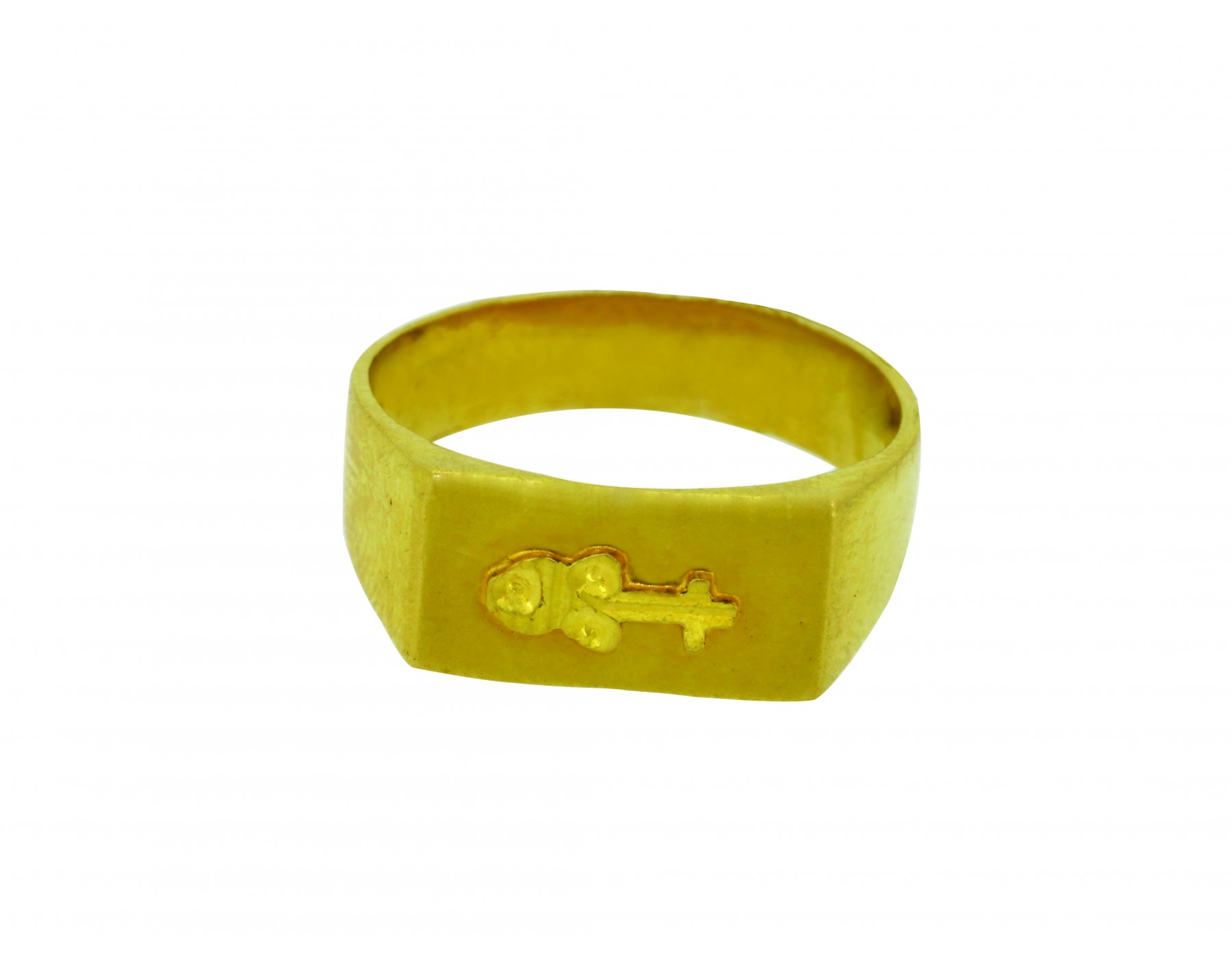 Sree Kumaran | 22K Gold Hi Polish Ring for Gent's