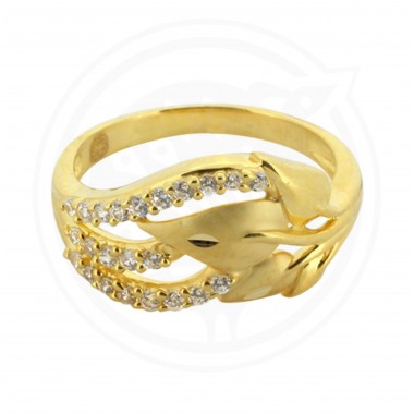 22K Gold Fancy Stoned Ring for Women's & Girl's