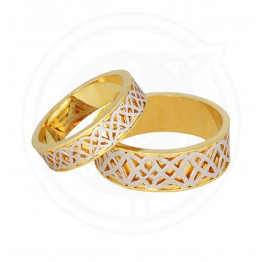 22K Tanujaa Gorgeous Gold Ring for Couple's