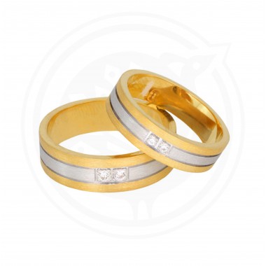 22K Gold Gorgeous Tanujaa Couple Ring