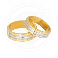 22K Tanujaa Gold Ring for Couple's
