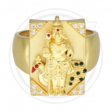 22K Gold Lord Muruga Ring Collection