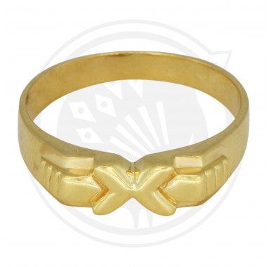 Certified Bis Hallmark 22kt Gold Ring 1 Piece With Hallmark Certificate.,  सोने की अंगूठी - The Rajlaxmi Jewellers, Kolkata | ID: 2849760806973