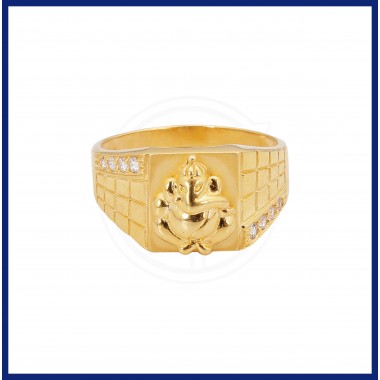 22K Gold Lord Ganesh Ring Collection