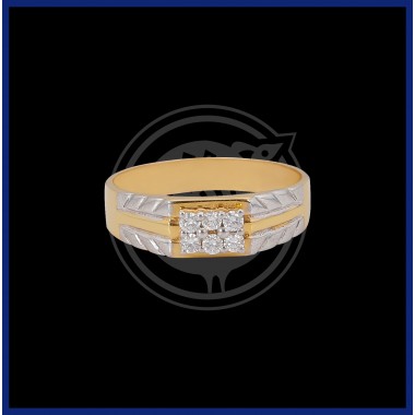 18K Diamond Ring for Gent's