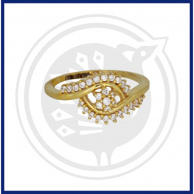 22K Gold Multi Stoned Fancy Ring 
