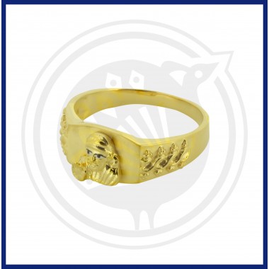 22K Gold Divine Shiradi Saibaba Casting Ring