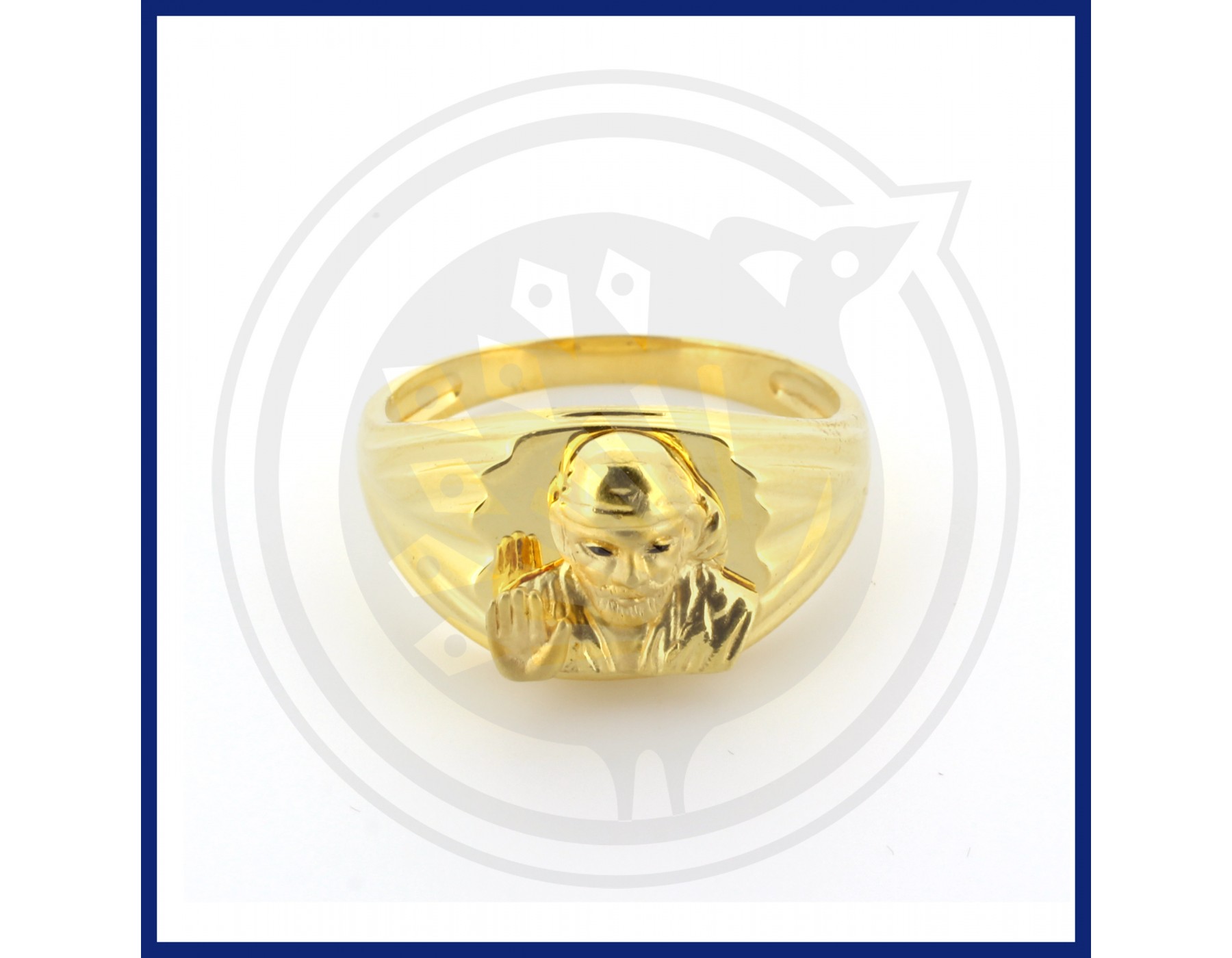 DzineTrendz Women's Gold Plated Brass Shirdi Sai Baba Ring Combo (Gold) :  Amazon.in: Fashion
