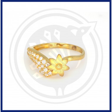 22K Gold Modern Ring for Women's & Girl's