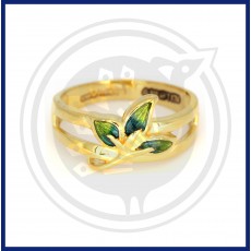 Fancy Leaf Casting Ring