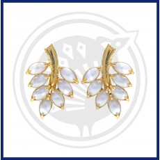 Gold Fancy Pearl Stud For Girls