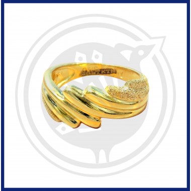 22K Gold Stylish & Trendy Pattern Casting Ring