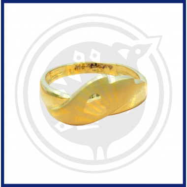 22K Gold Fancy Heartin Casting Ring