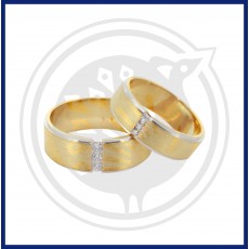 22K Stylish Gold Ring for Couple's