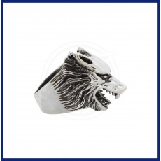 92.5 Fox Face Silver Ring For Boys And Mens 