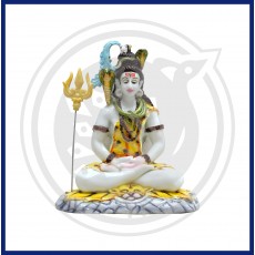 92.5 Sterling Silver Lord Shiva Idol