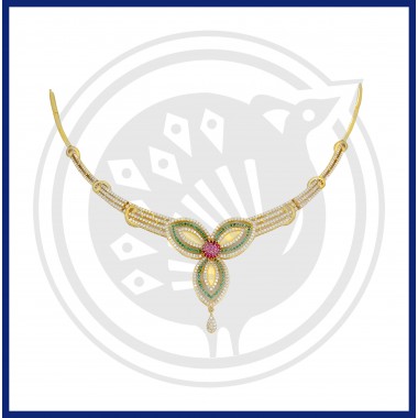 Tanujaa Fancy Zircon Necklace