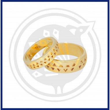 22K Gold Tanujaa Gorgeous Couple Ring