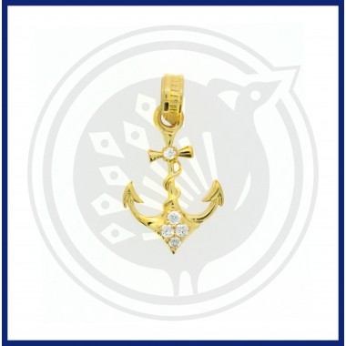 Casting Zircon Sailor Pendant