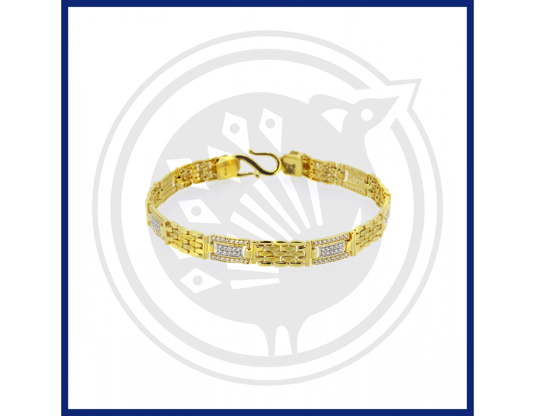 Buy Bhima Jewellers 22k Gold Bracelet for Men 16.22g at Amazon.in