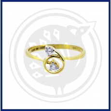 18K Diamond Fancy Ladie's Ring
