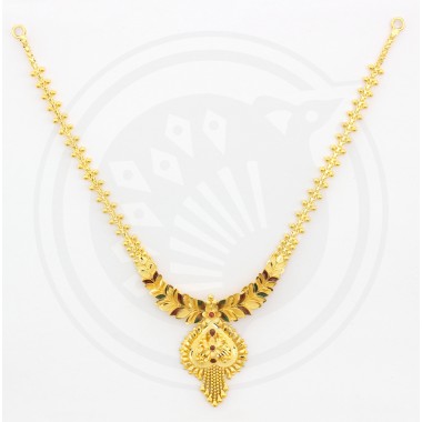  Gold Fancy Bombay Necklace for Women