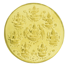 Ashtalakshmi 24 grams 22 KT Gold Coin (916 Purity)